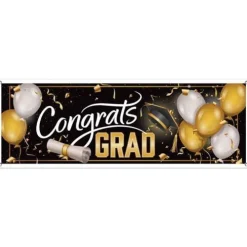 Congrats Grad Sign Banner