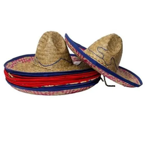 12 Count Colored Edge Sombreros