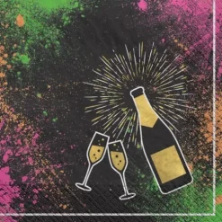 Countdown Glow Beverage Napkins
