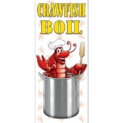 Crawfish Boil Door Cover