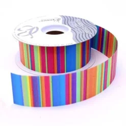 Crazy Stripes Satin Ribbon