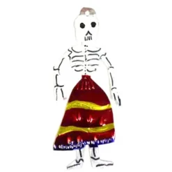 Dama with Skirt Tin Ornament