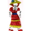 Dama w/ Red Dress Tin Ornament