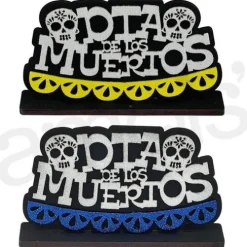 Day of the Dead Desk Plaque