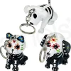 Day of the Dead Dog and Cat Keyring