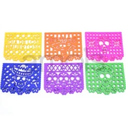 Day of the Dead Picado Coasters 1/4"
