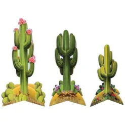 3D Cactus Centerpieces