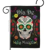 Dia de los Muertos Sugar Skull Garden Flag
