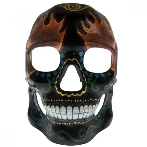 DOD Full Mask Black with Flame