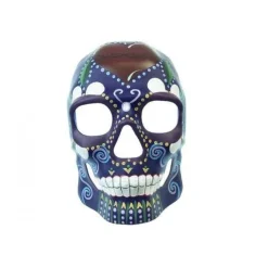 DOD Skull Mask Blue Red Heart