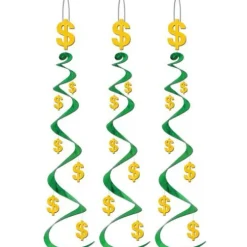 Dollar Signs Whirls