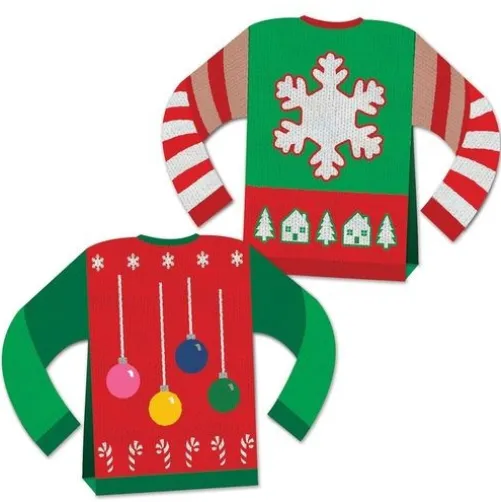 3-D Ugly Sweater Centerpiece