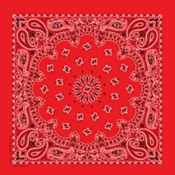 Economy Red Bandana