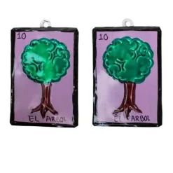 El Arbol Tin Ornament