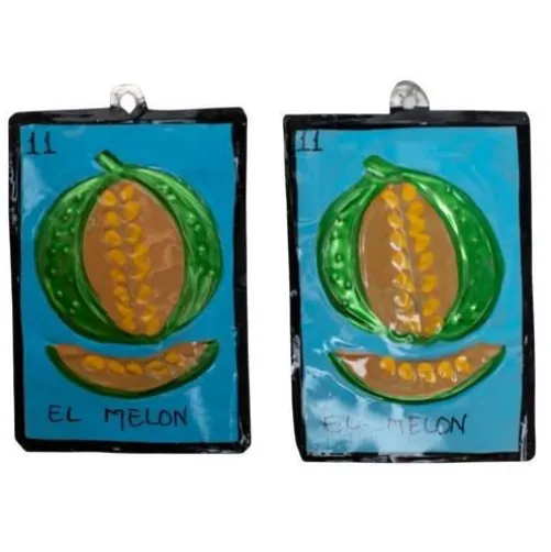 El Melon Tin Ornament