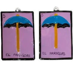 El Paraguas Tin Ornament