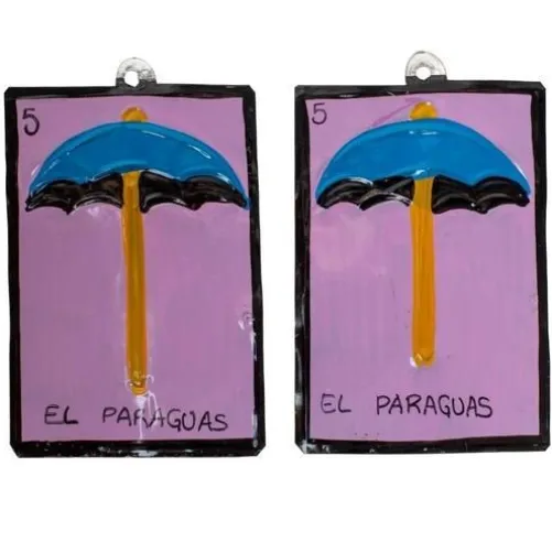El Paraguas Tin Ornament