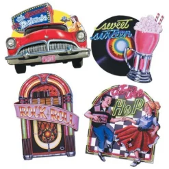 Fabulous 50's Cutouts (4/pkg.)