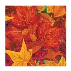 Fall Leaf Beverage Napkins