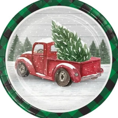Farmhouse Christmas 7' Plate