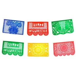 Feliz Cumpleanos Plastic Picado Banner