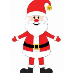 21" Felt Jointed Santa