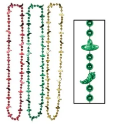 Fiesta Bead Necklaces 6 Pack