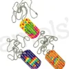 Fiesta Dog Tag Necklace