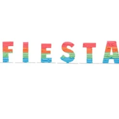 Fiesta Fringe Tabletop Letters
