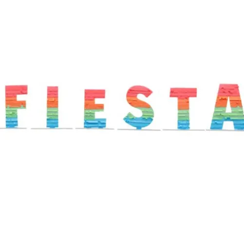 Fiesta Fringe Tabletop Letters