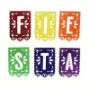 Fiesta Glittered Foam Streamer