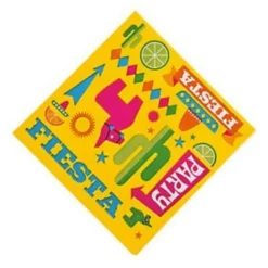 Fiesta Party Beverage Napkins