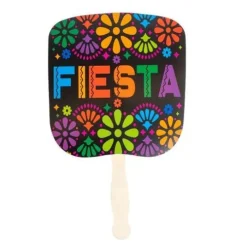 Fiesta Print Hand Fan