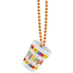 Fiesta Shot Glass Bead Necklace