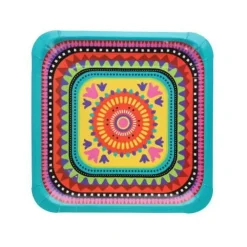 Fiesta Square Dinner Plates