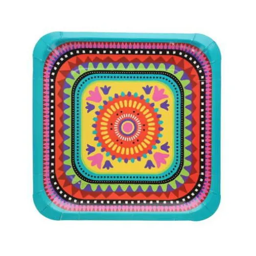 Fiesta Square Dinner Plates