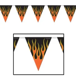 Flame Pennant Banner