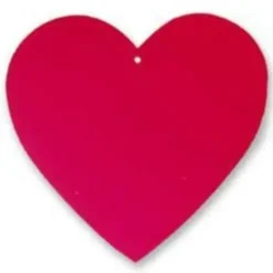 Foil Red Heart 4"