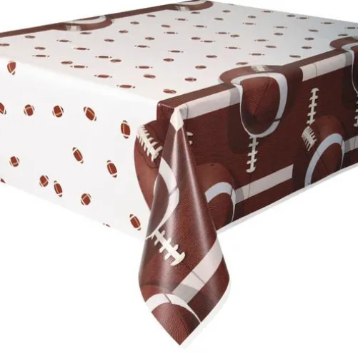 Football Party Plastic Tablecover