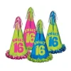 Fringed Sweet 16 Party Hats