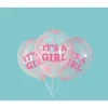 12"Girl Confetti Filled Balloon