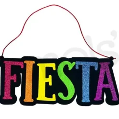 Glittered FIESTA Large Sign