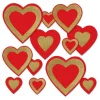 Glittered Heart Cutouts