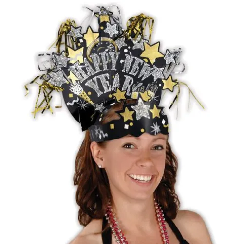 Glittered New Year Headdress