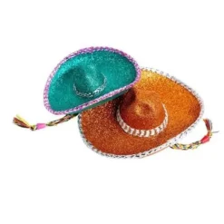 4" Glittered Sombrero