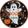 Glitter Spooky Metal Sign 12"