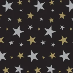 Gold and Silver Star Backdrop