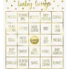 Gold Baby Shower Bingo Game