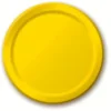 Golden Yellow Dinner Plates