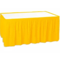 Golden Yellow Table Skirt
